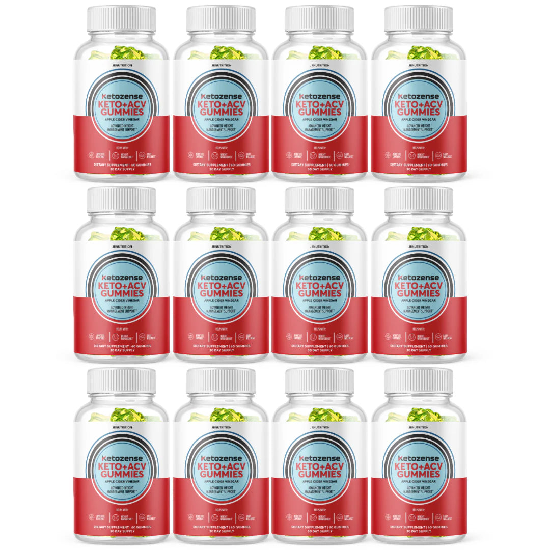 Keto ACV 1000mg Gummies 12 Bottles X38158