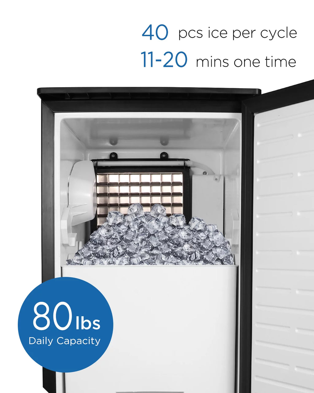 80lb Undercounter Commercial Ice Maker V8392
