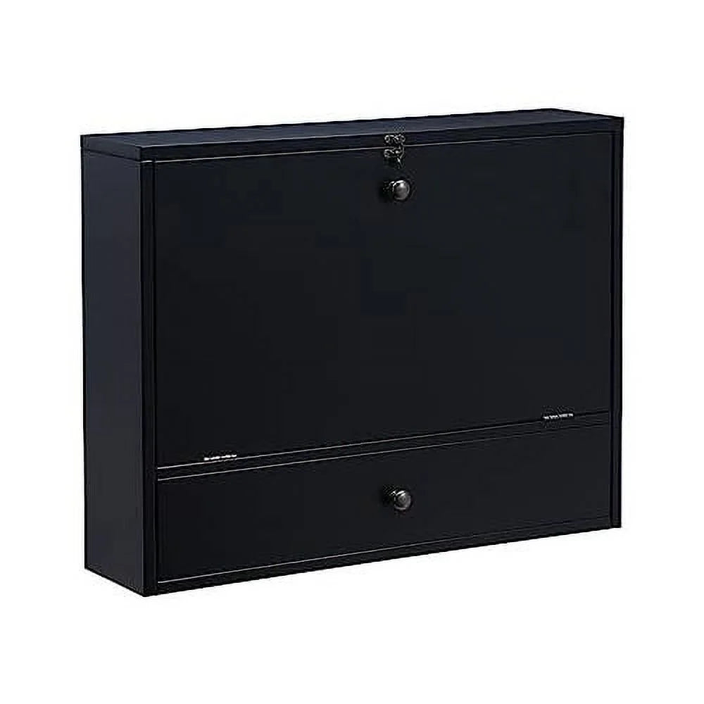 Black Wall Mount Folding Desk H93568