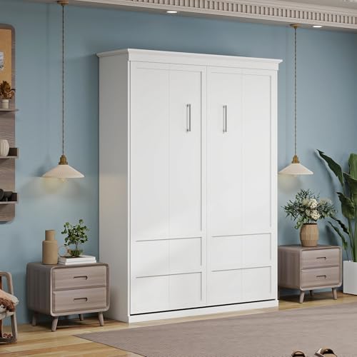 Black Wood Full Size Murphy Bed D36833
