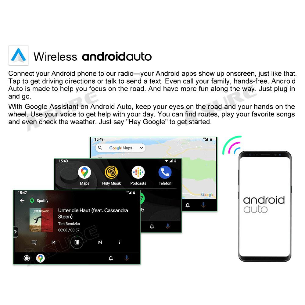 10 Wireless Carplay Android Car Radio Stereo 32GB L684