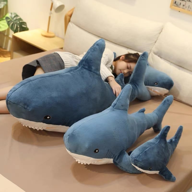 31 Inch Soft Shark Stuffed Animal Plush Pillow V8205