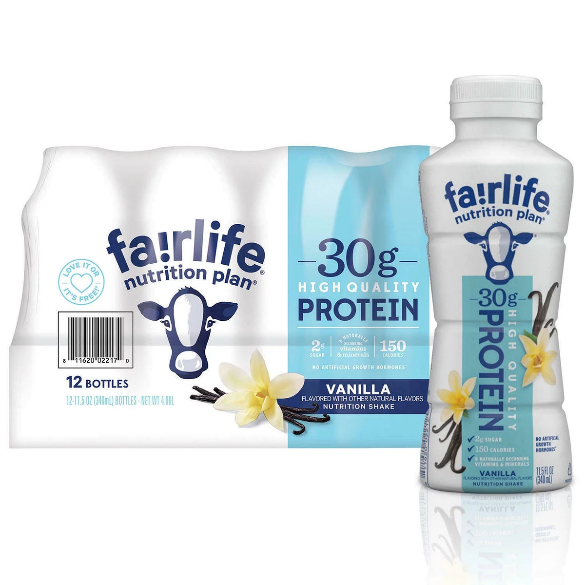 High Protein Vanilla Shake 12 Pack 11.5 Fl Ounce K586