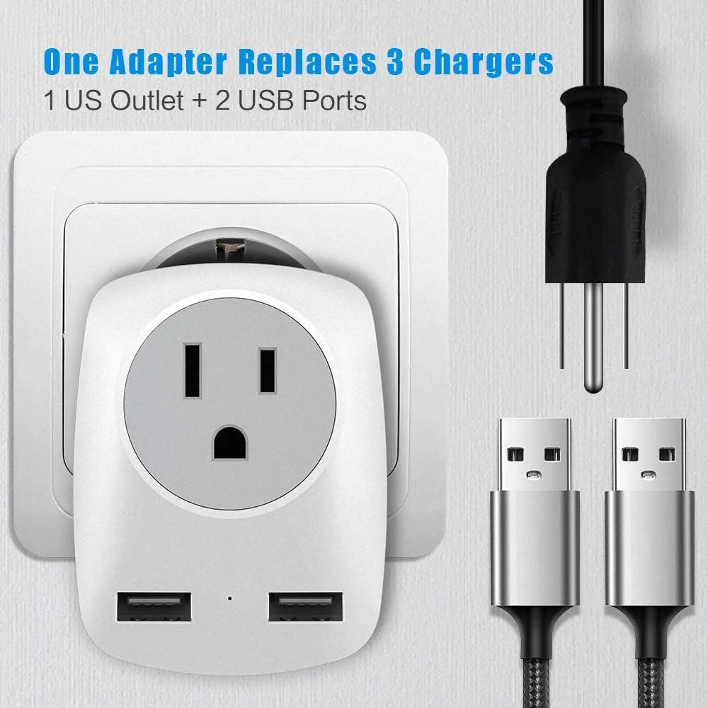 European Travel Plug Adapter Type C Q380