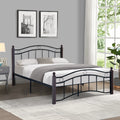 Metal Bed Frame with Headboard and Footboard Full Size X837