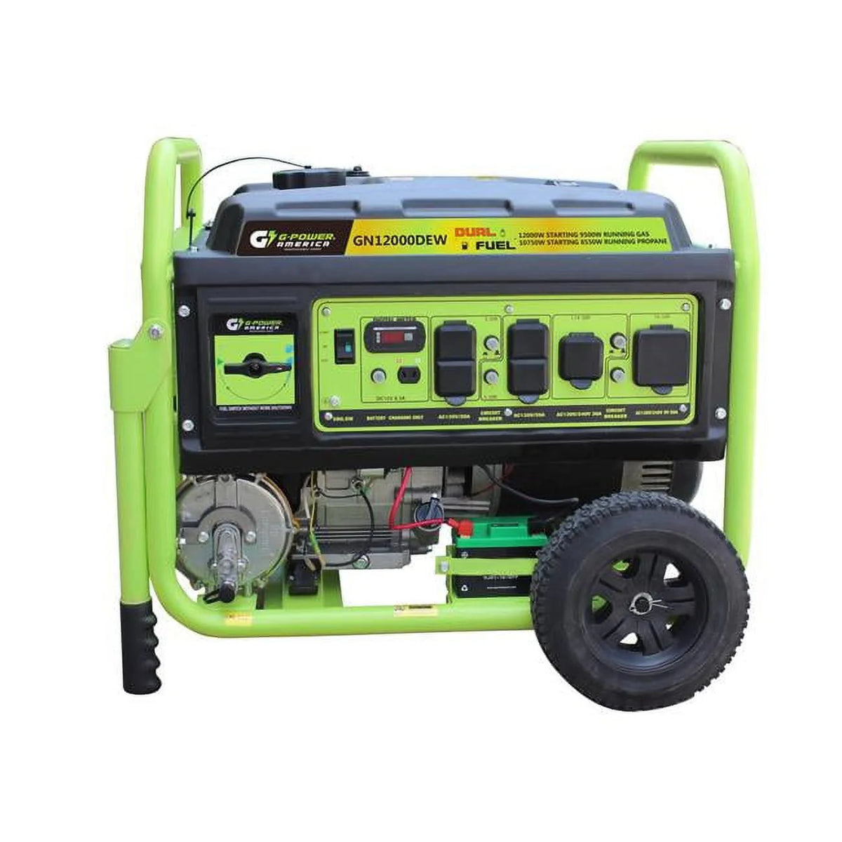 12000-10750W Dual Fuel Portable Generator with 479cc 18-HP Engine Q69660