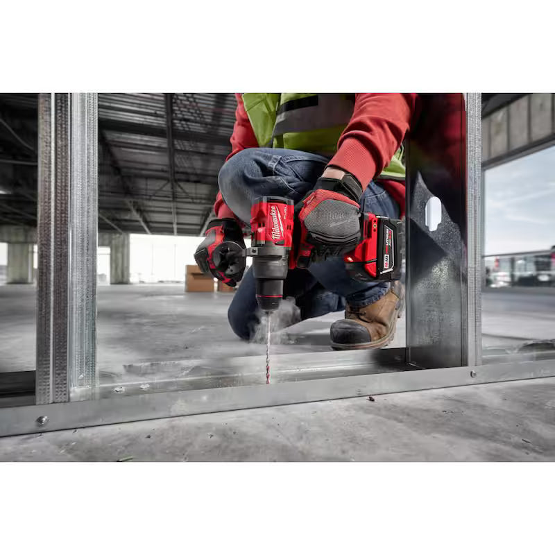 18-V Lithium-Ion Brushless Cordless Hammer Drill and Impact Driver Combo Kit with Circular Saw I268