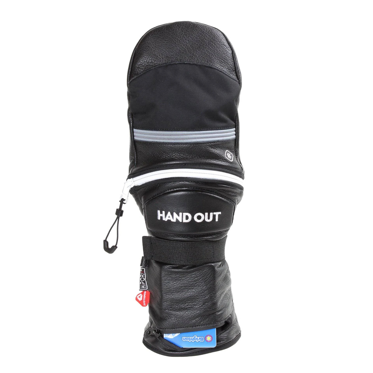Black/Grey Ski Mitten S8126