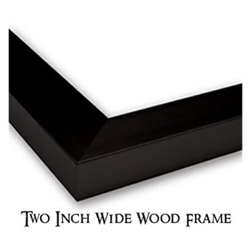 Black Modern Framed Art Print K472