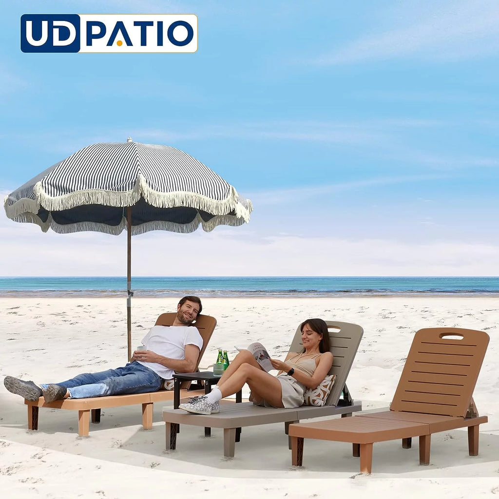 Oversized Outdoor Lounge Chair Set of 2 S76244