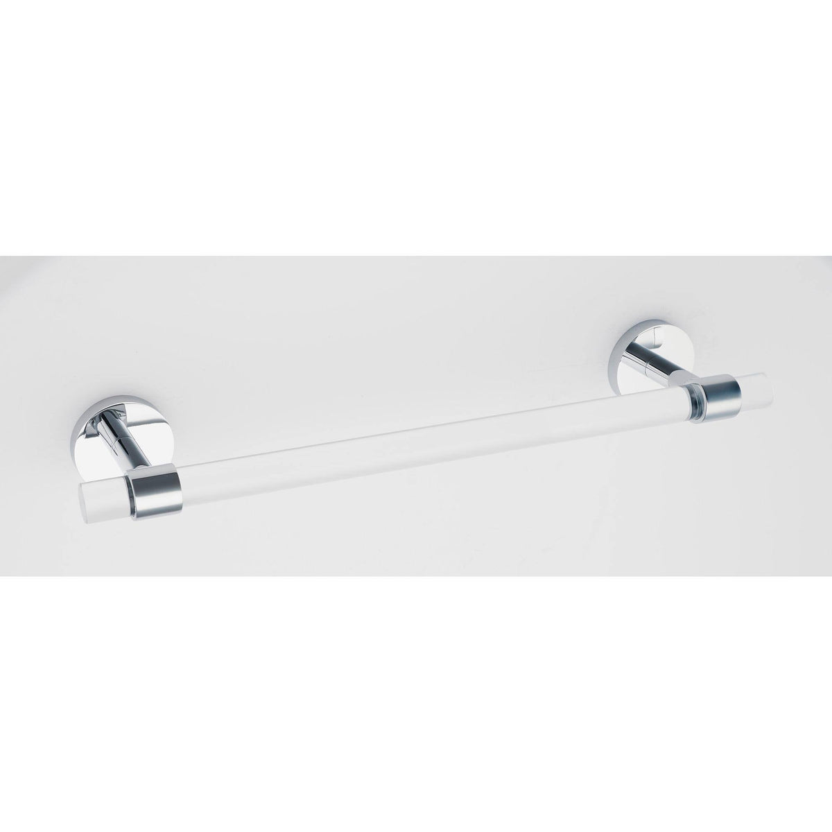 24" Acrylic Towel Bar Polished Chrome O155