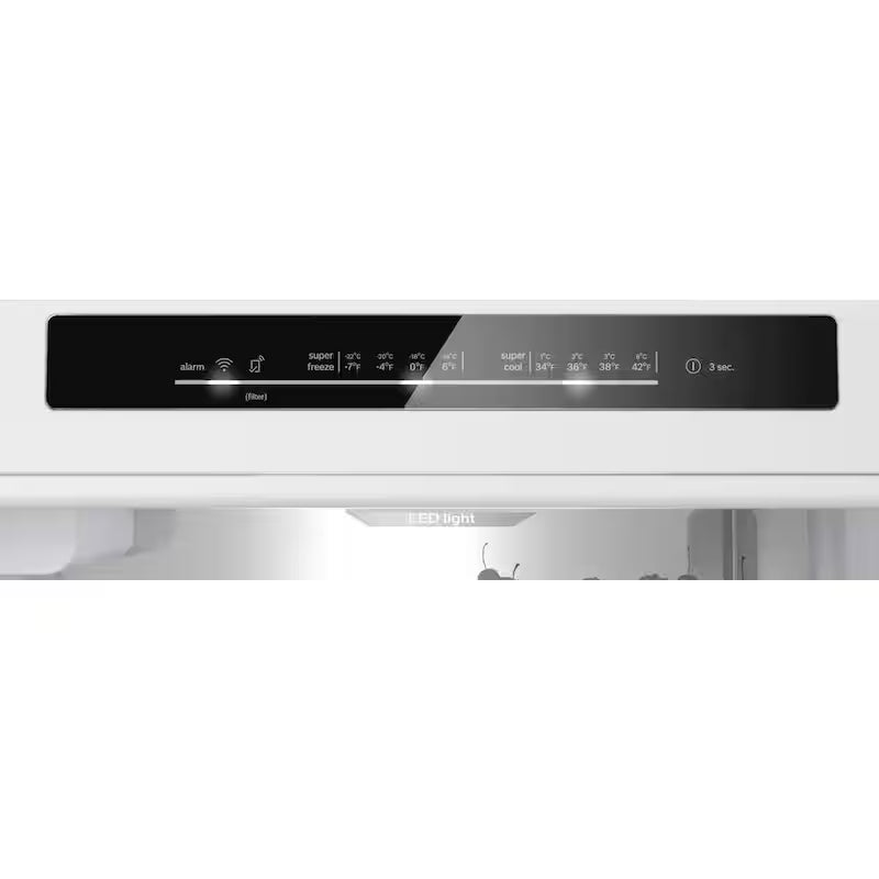 Bottom Freezer Refrigerator in Stainless Steel with Internal Ice Maker F99331