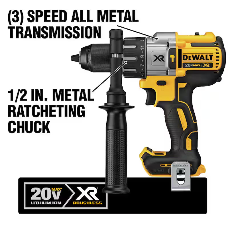 Cordless Brushless Hammer Drill Impact 2 Tool Combo Kit S866206