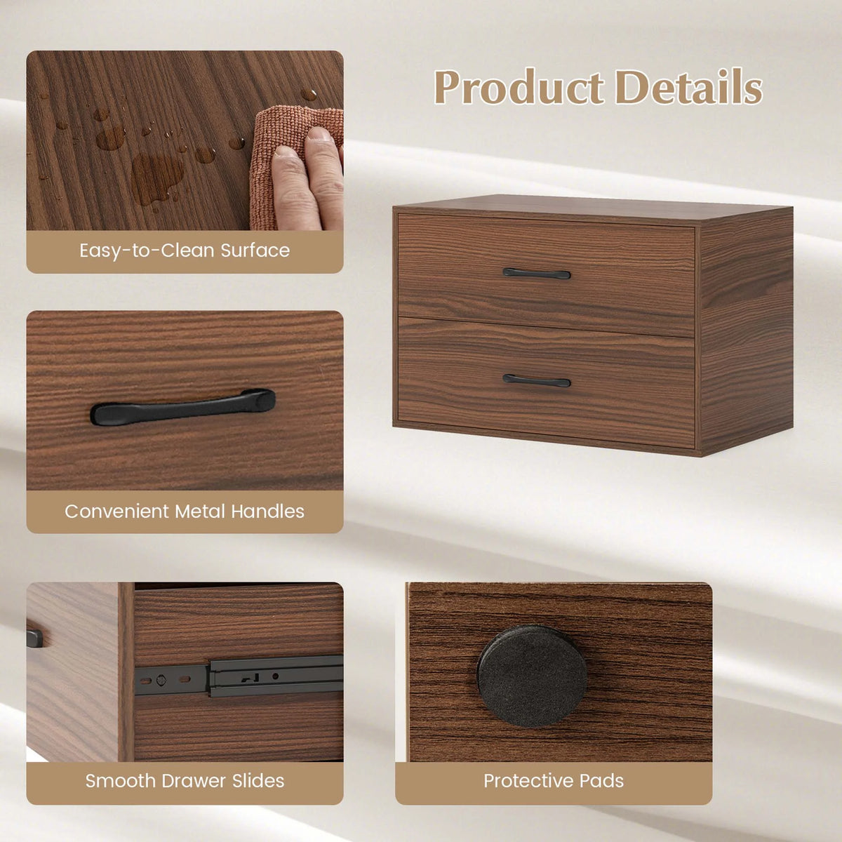Stackable 2 Drawer Storage Organizer J353324
