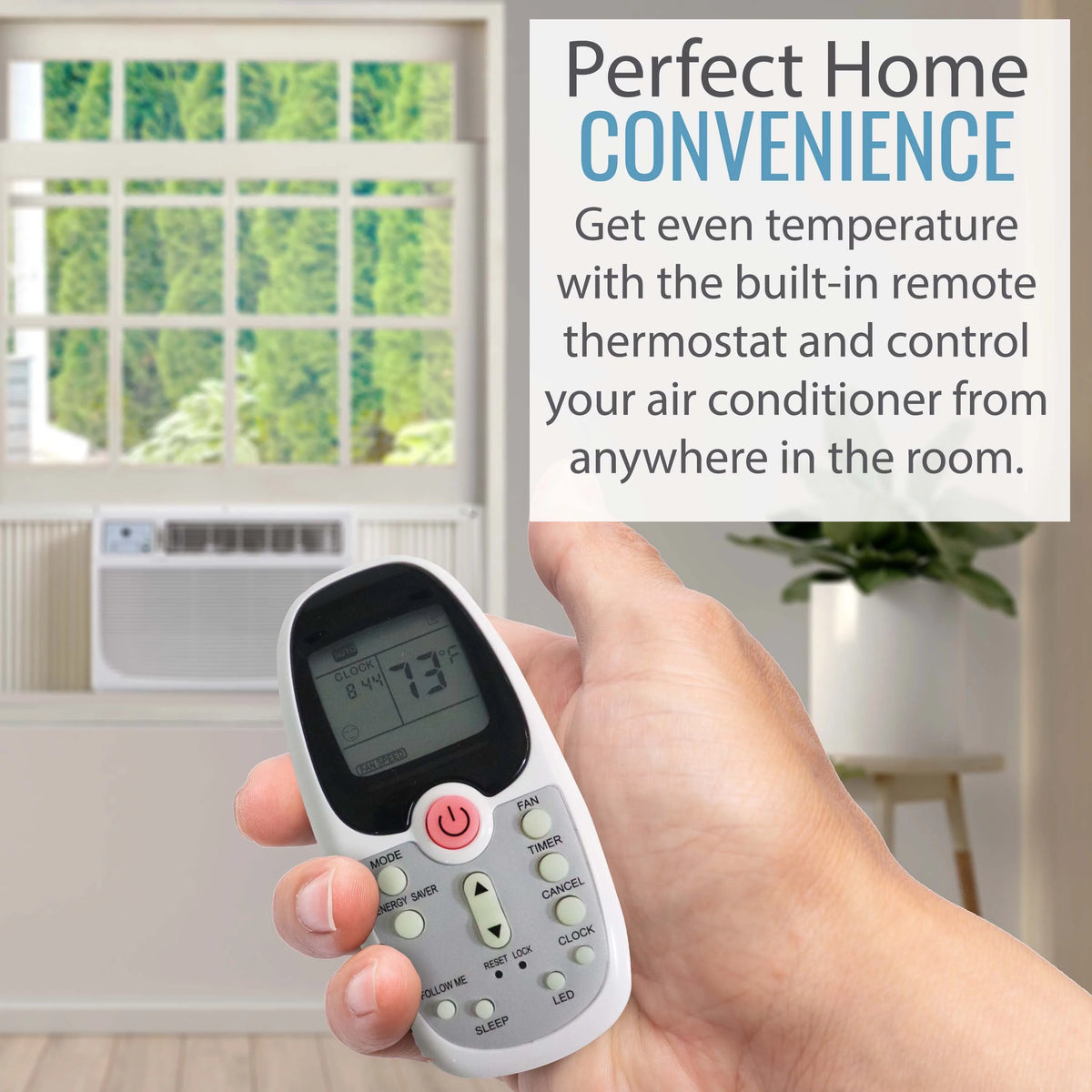 18,000 BTU 230-Volt White Window Air Conditioner with Remote P23070