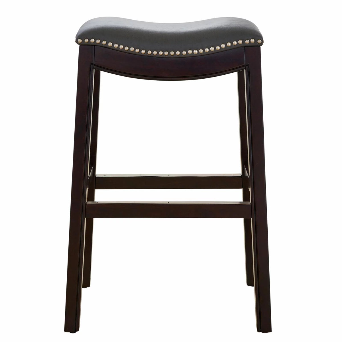 Gray Faux Leather Barstool W773422