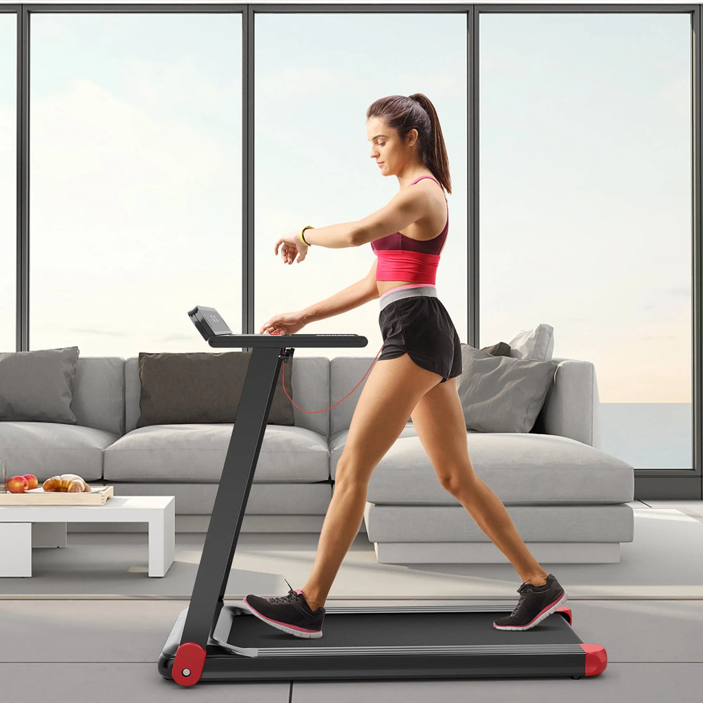 Electric Treadmill Compact Walking Running Machine I392380
