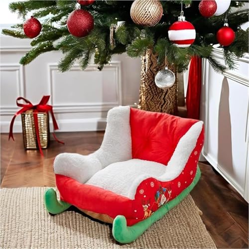 Plush Christmas Dog Bed M605031