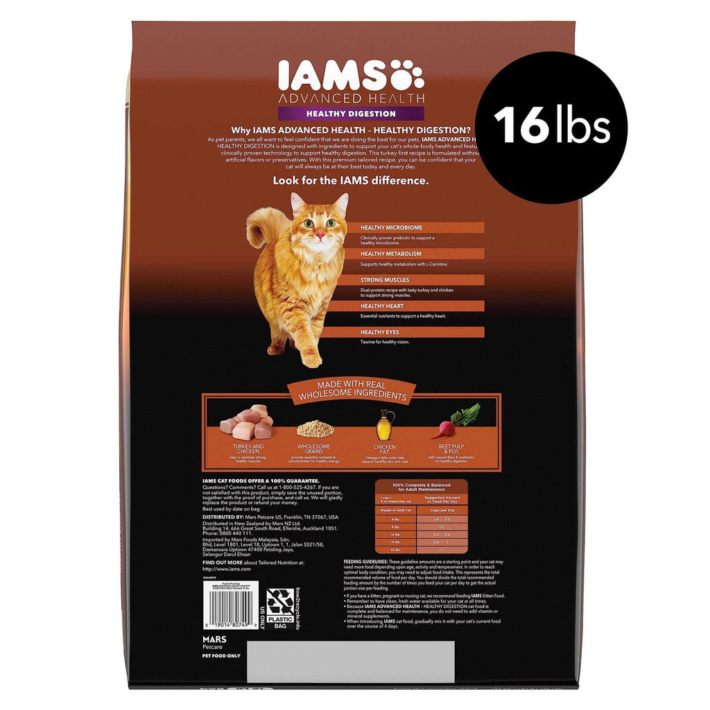 Turkey & Chicken Recipe Dry Cat Food Y6565