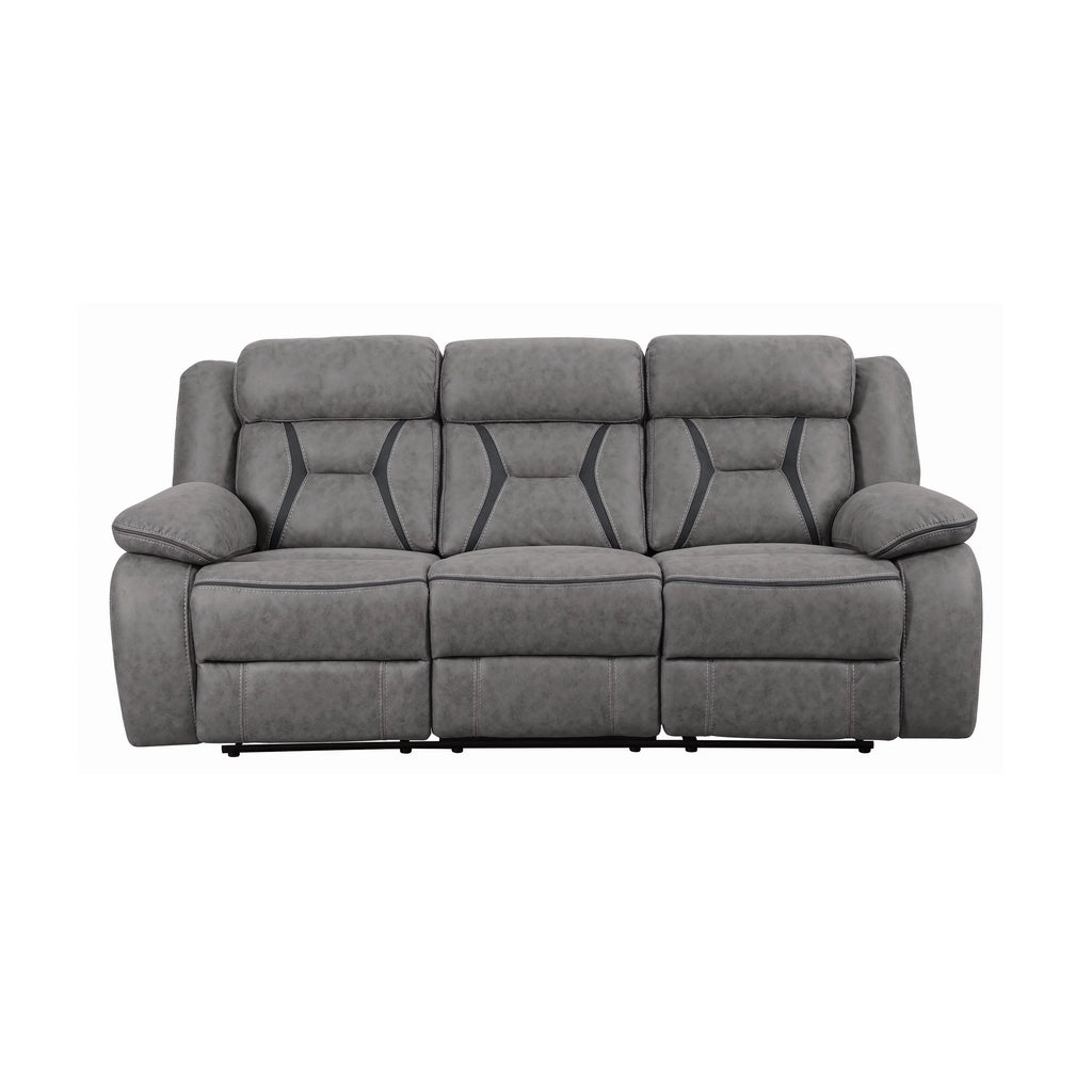 Grey Upholstered Motion Sofa G362644