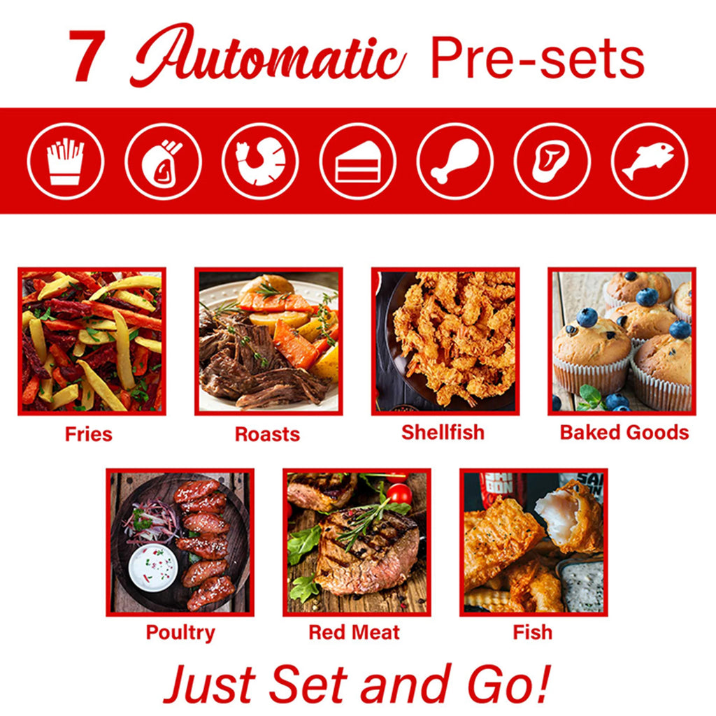1400 Watt 4 Quart Electric Digital Air Fryer Z84468
