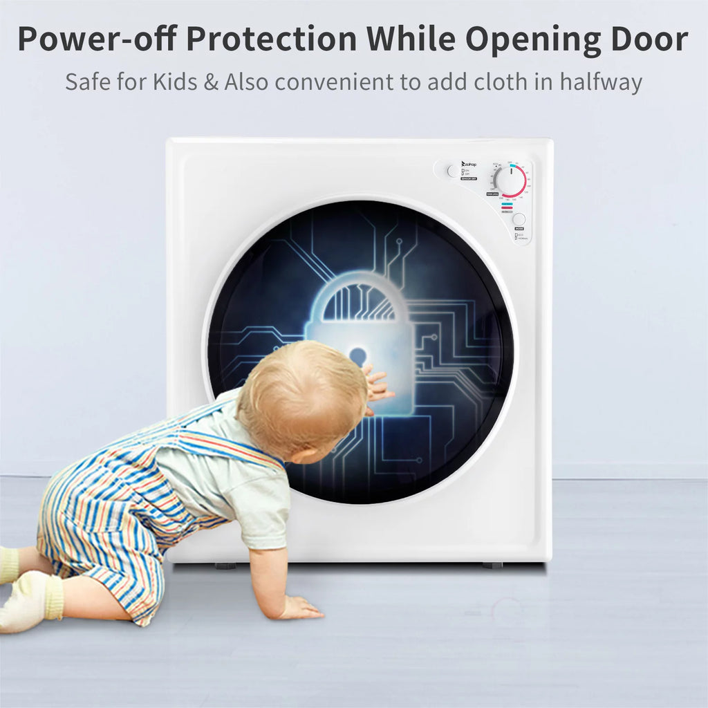 White 2.6 cu ft Compact Electric Dryer X883020