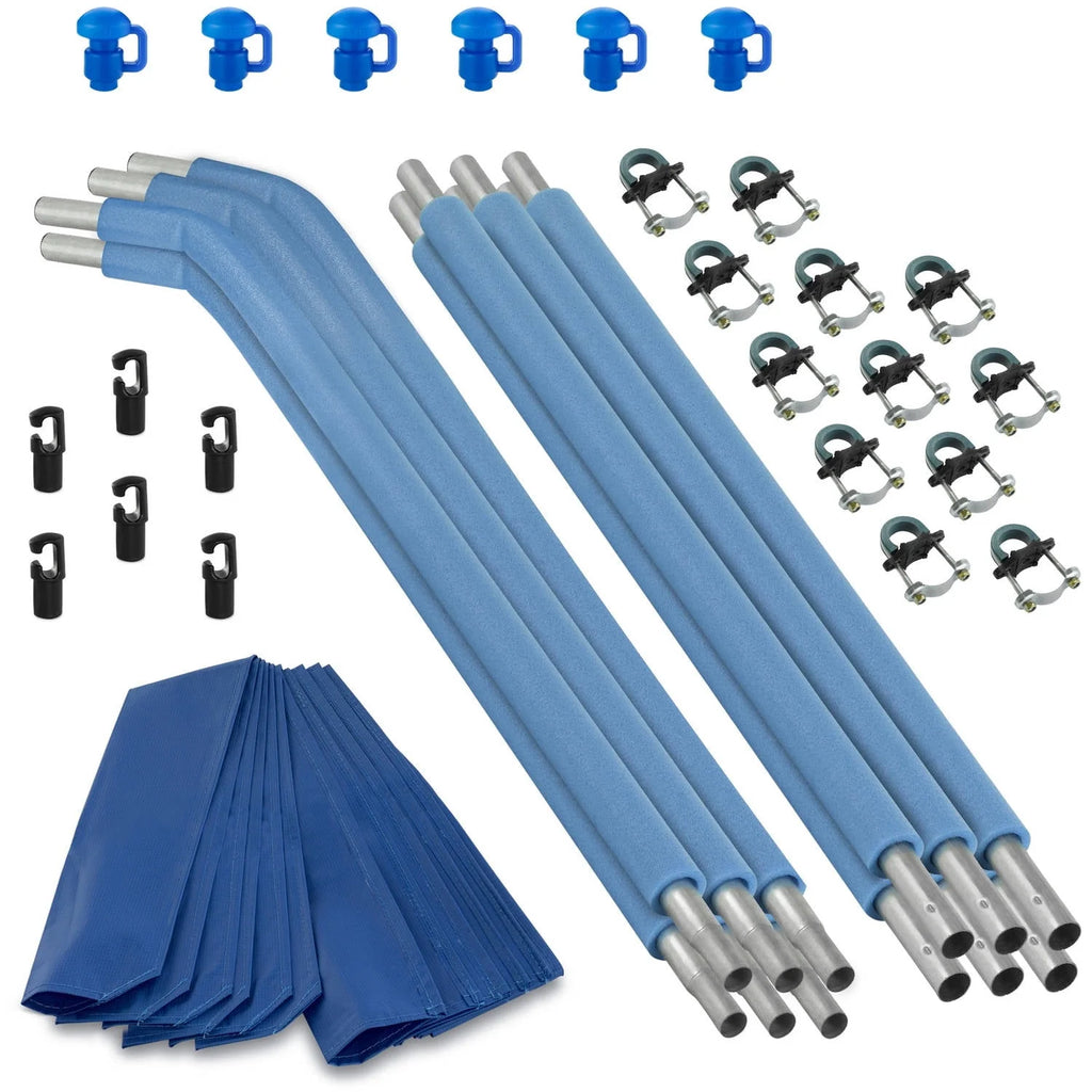 8 Curved Trampoline Safety Enclosure Poles W151219