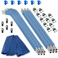 8 Curved Trampoline Safety Enclosure Poles W151219