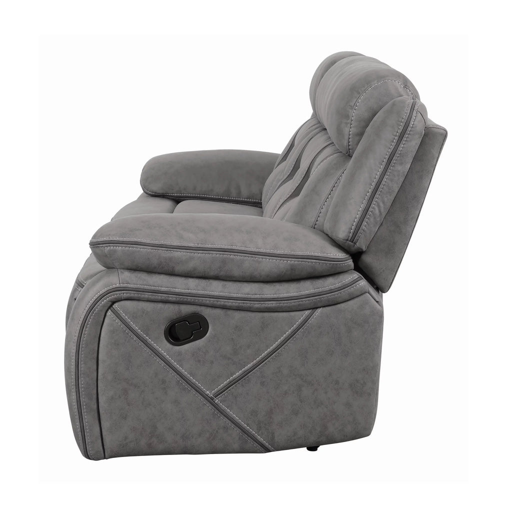 Grey Upholstered Motion Sofa G362644