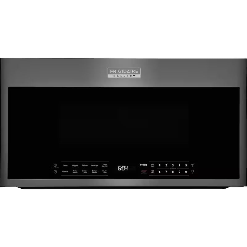 30 in. 1.9 cu. ft. Over the Range Microwave with Sensor Cook in Black Stainless Steel J9484