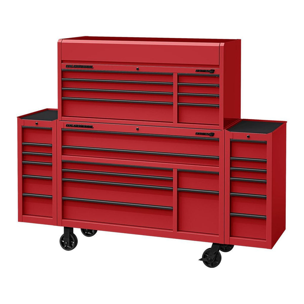 56 in. x 22 in. Red Roll Cab W6003