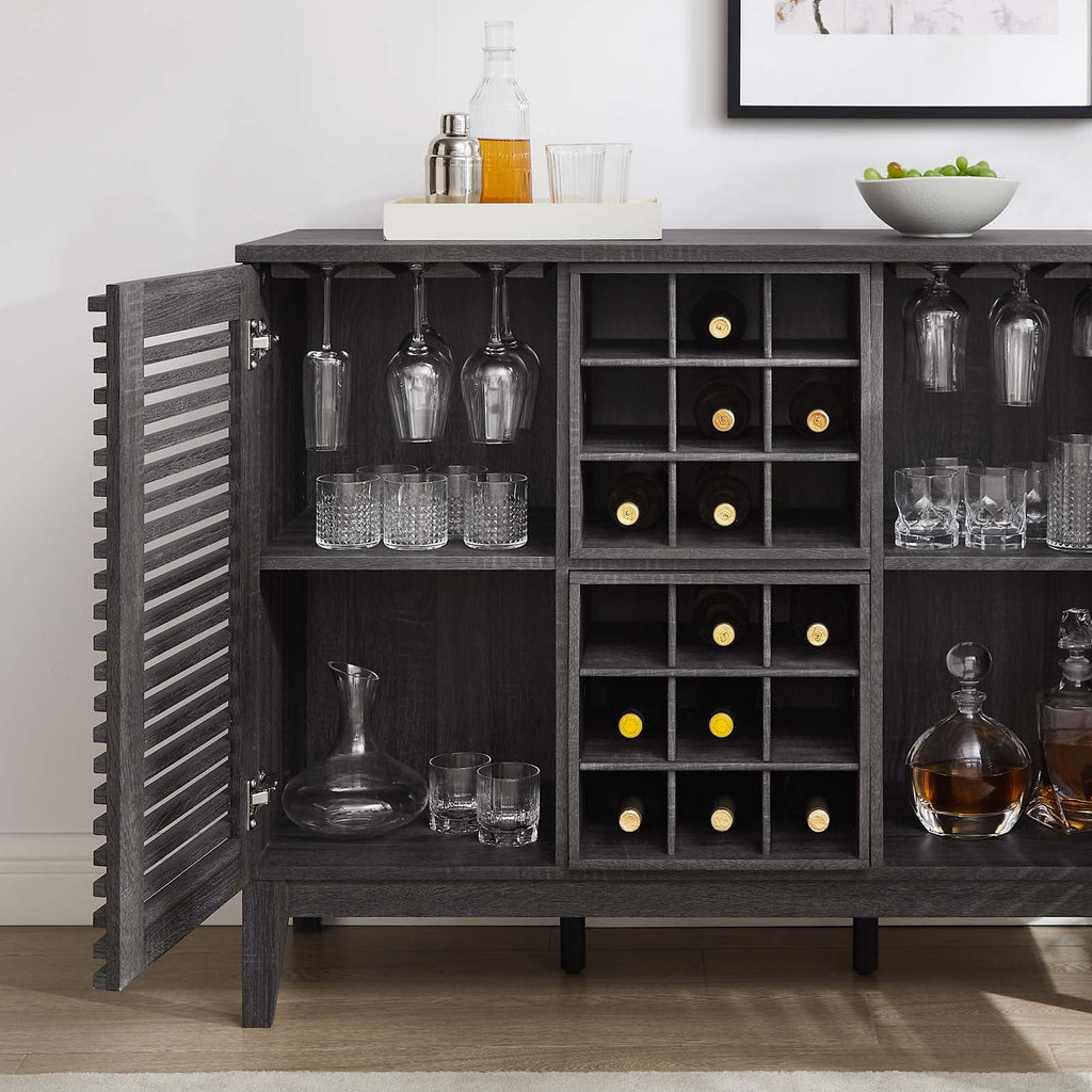 Charcoal Bar Cabinet V740