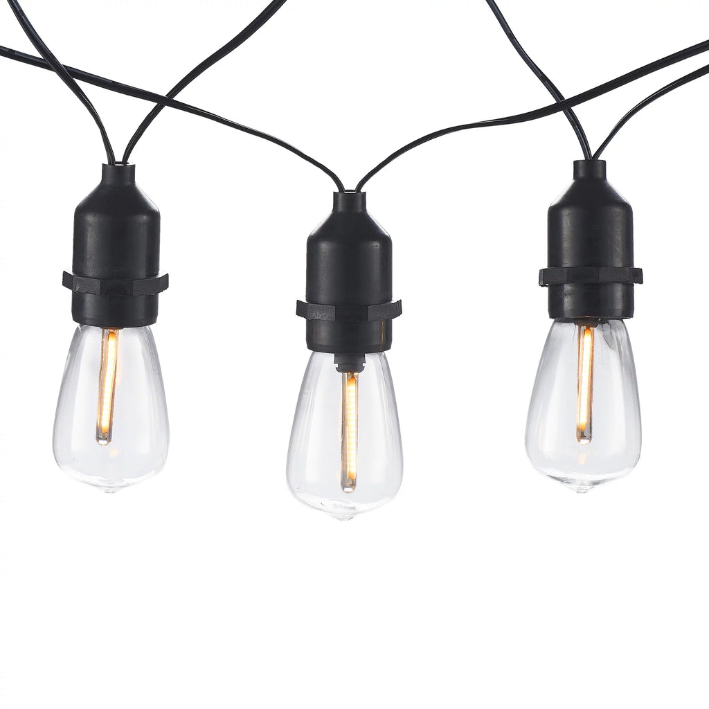 Solar Powered Edison Outdoor String Lights R44661