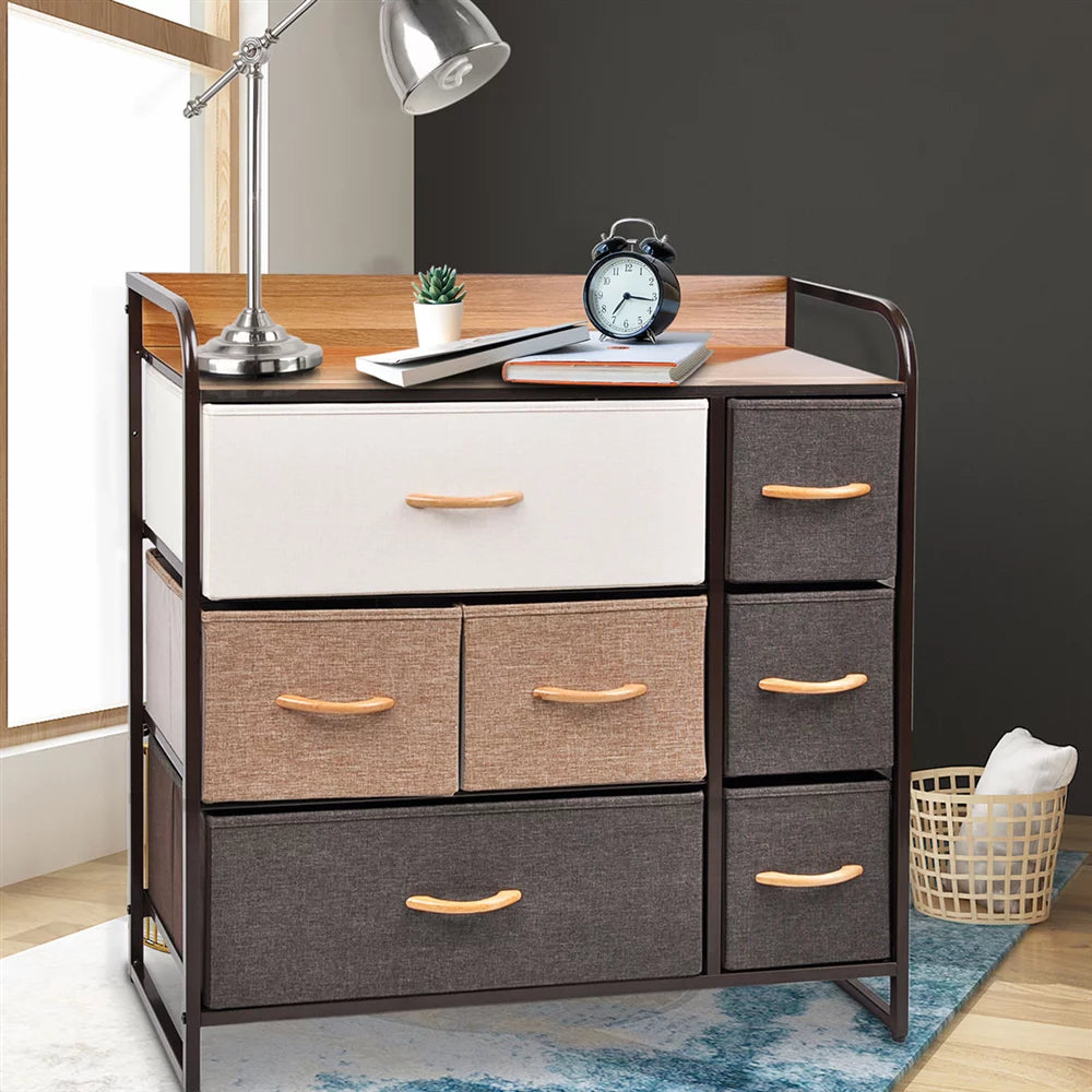 Fabric Drawer Dresser with 7 Drawers W422423