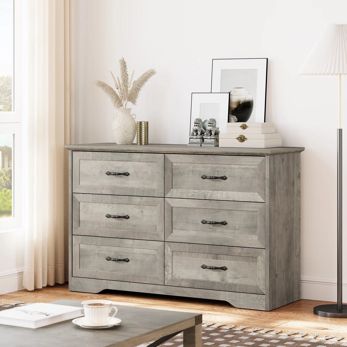 5 Drawer Grey Dresser S14442