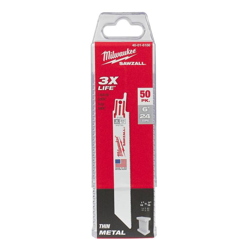 24 TPI Reciprocating Saw Blades 50-Pack U62662