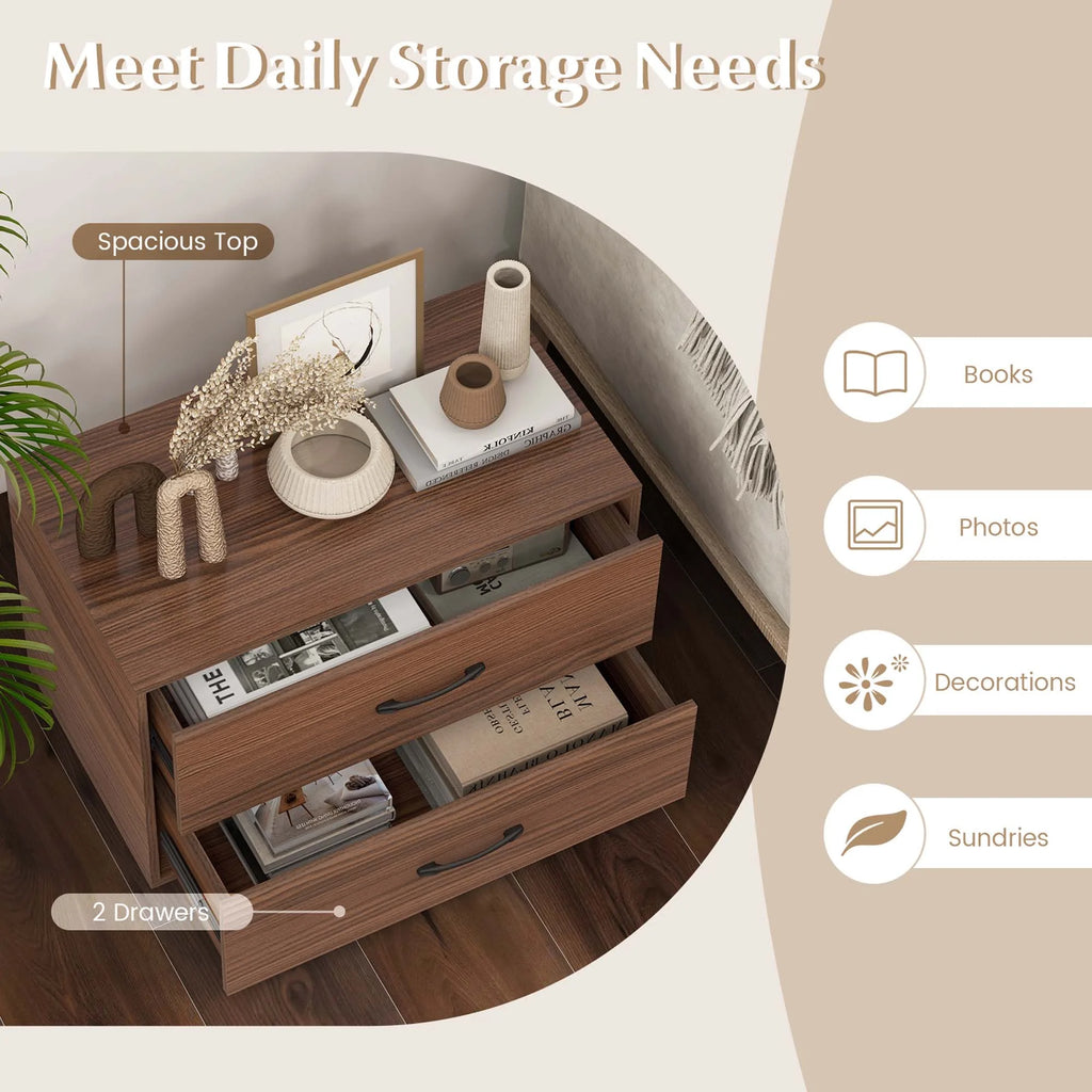 Stackable 2 Drawer Storage Organizer J353324