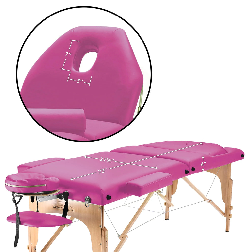 Portable Massage Table with Backrest J321