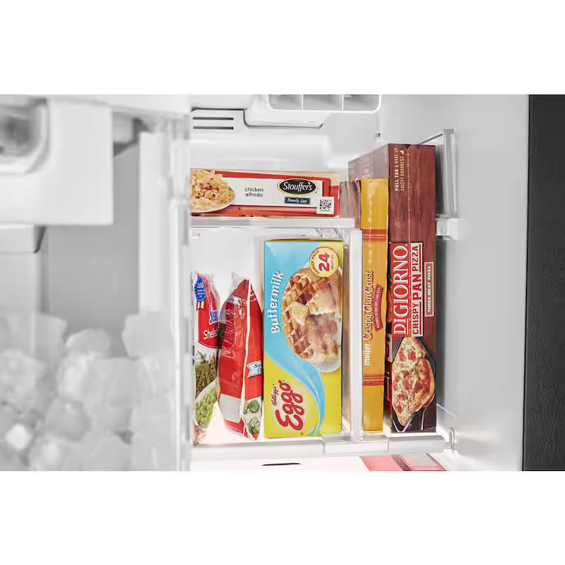 24.5 cu. ft. Black Side by Side Refrigerator with Ice and Water Dispenser U339650