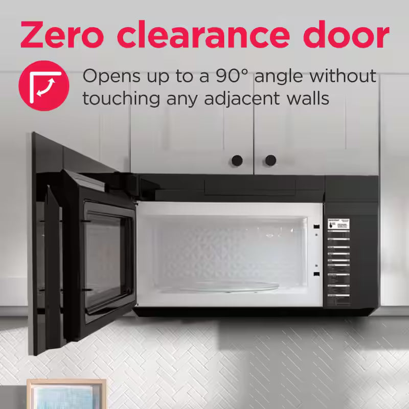 30 in. 1.9 cu. ft. Over the Range Microwave with Sensor Cook in Black Stainless Steel J9484
