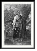 Framed Print Portrait of Hendrick Mohawk chief F667573