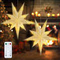2 Pack 27 Inch Paper Star Lantern White R332452