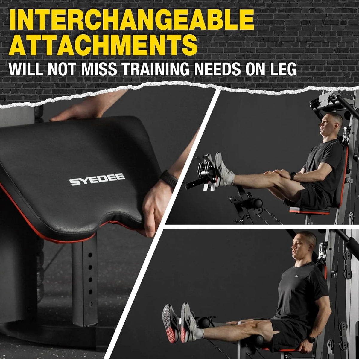 Home Gym Station with 150LBS Weight Stack K1049