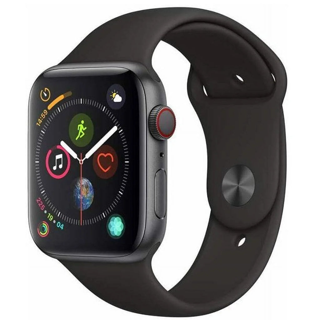 Restored Watch Series 5 44mm Space Gray Aluminum Case Black Sport Band Cellular V741
