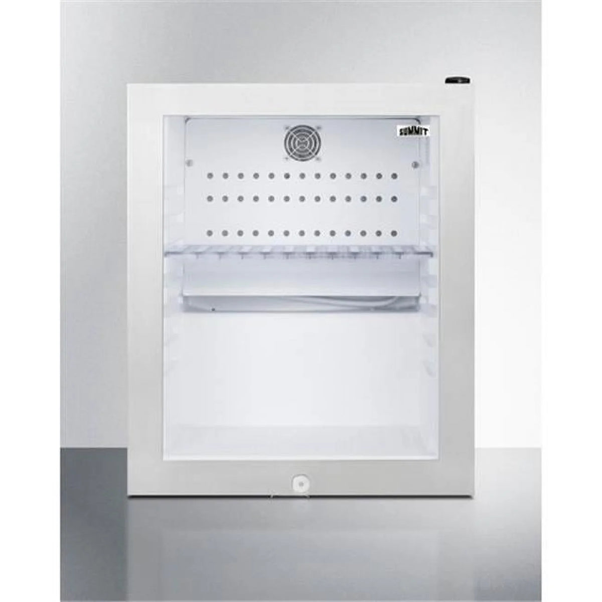 Compact Glass Door Minibar Refrigerator E125