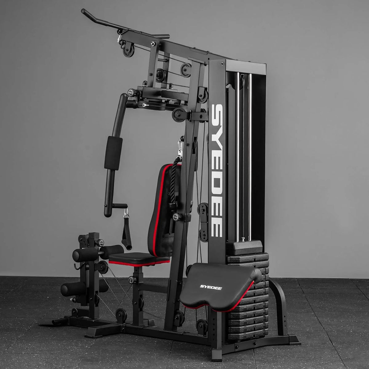 Home Gym Station with 150LBS Weight Stack K1049