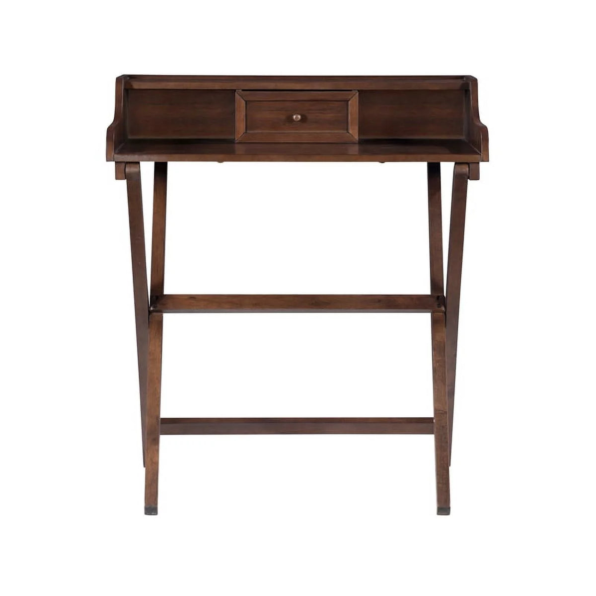 Wood Folding Desk in Antique Walnut Brown B155840