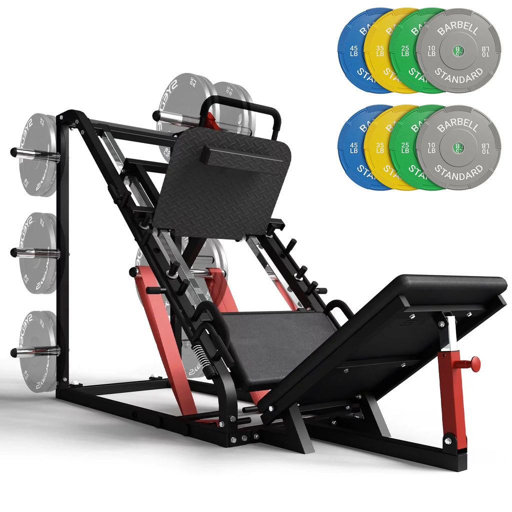 Leg Press Machine with Calf Block, 1500LBS Adjustable F842505
