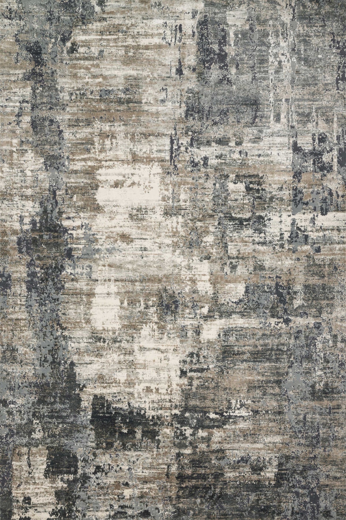 Ivory Charcoal 9'6 x 13' Rug Z40484