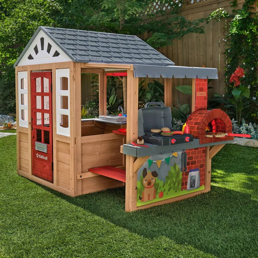 Wooden Outdoor Playhouse W862